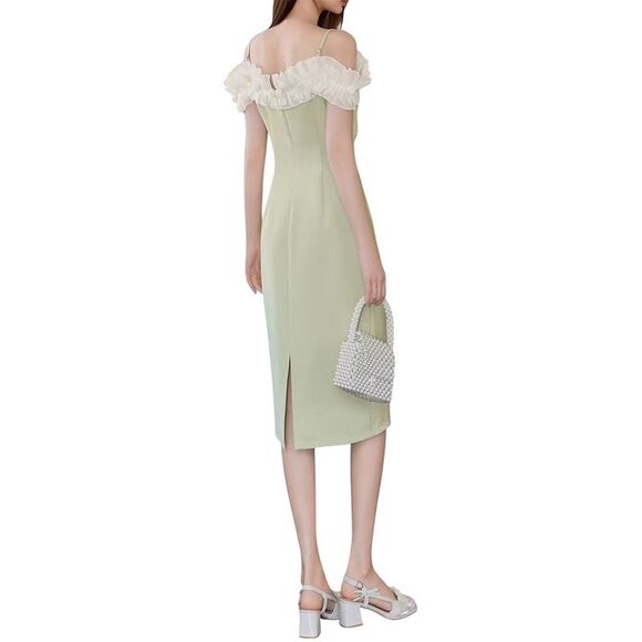 Burryco WomensOff The Shoulder Dress